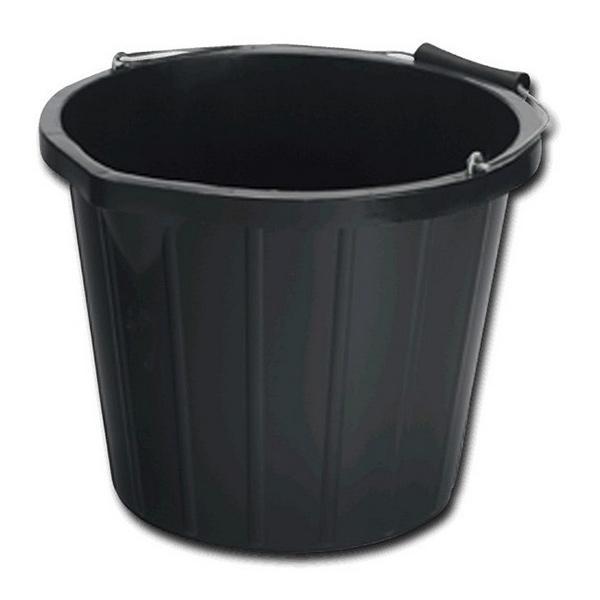 Heavy Duty Black Bucket